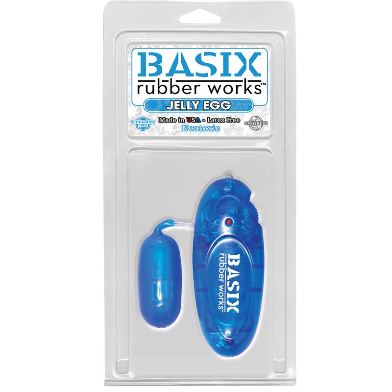 Basix Rubber Works Jelly Egg - Colour Blue - UABDSM