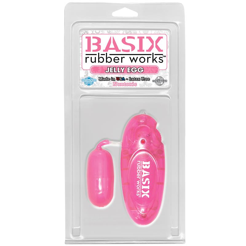 Basix Rubber Works Jelly Egg - Colour Pink - UABDSM