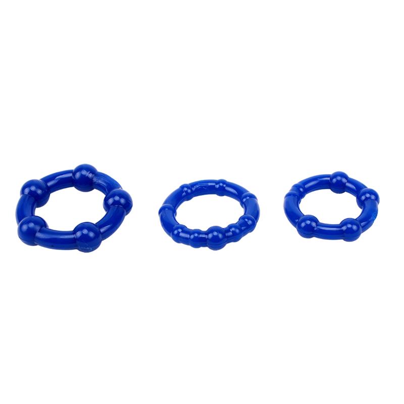 Beaded Cock Rings-Blue - UABDSM