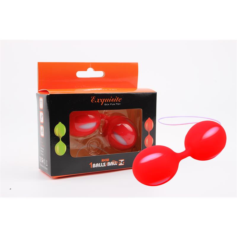 Ben Wa Balls 10.3 cm Red - UABDSM