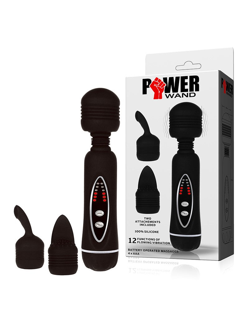 Black Power Wand With 2 Heads - UABDSM
