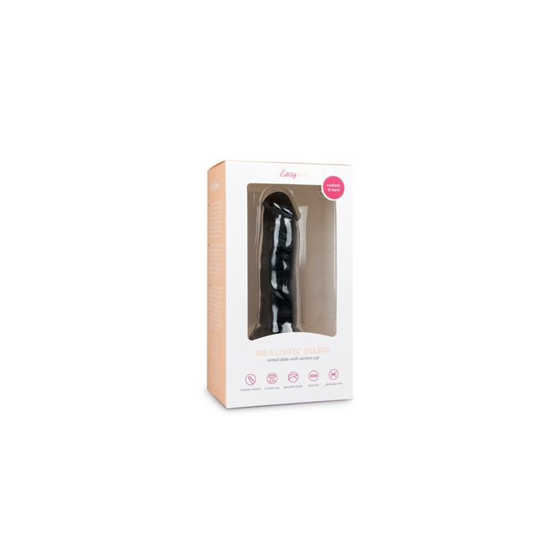 Black Realistic Dildo - 15.5 cm - UABDSM