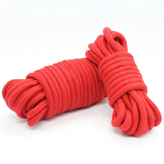 Bondage Cotton Rope 10 Meter Red - UABDSM