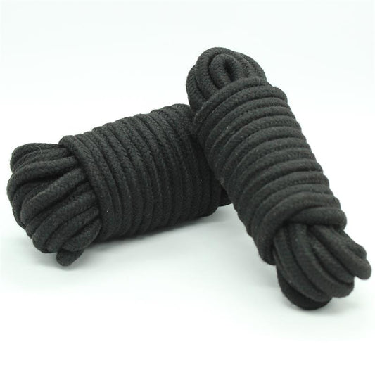 Bondage Cotton Rope 5 Meter Black - UABDSM