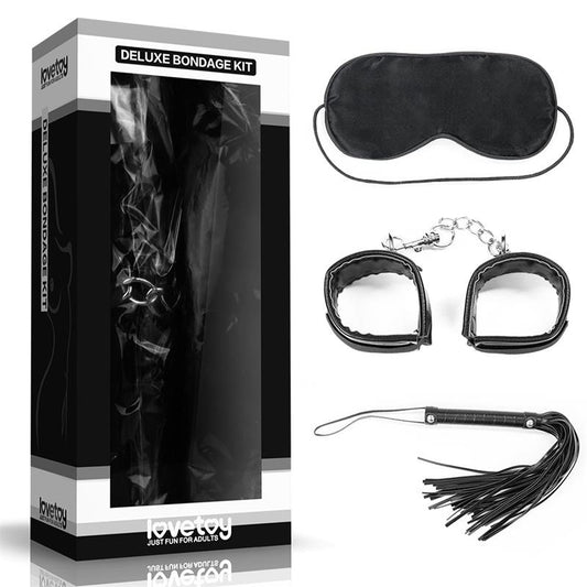 Bondage Kit Deluxe Black Bondage Kit Deluxe Black - UABDSM