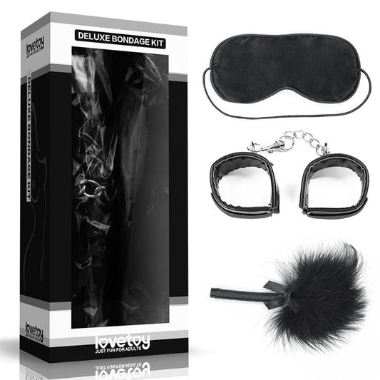Bondage Kit Deluxe Black Bondage Kit Deluxe Black - UABDSM