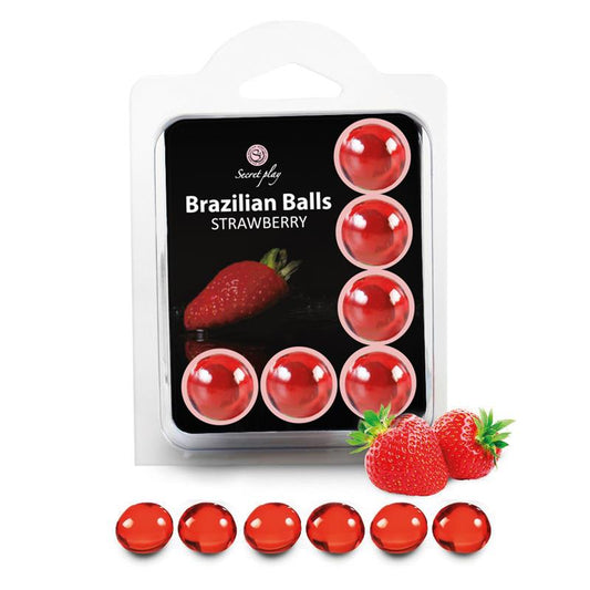 Brazilian Balls Set 6 Strawberry Brazilian Balls Set 6 Strawberry - UABDSM