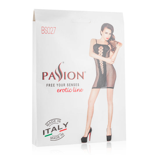 Translucent Red Dress With Open Sides - UABDSM