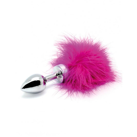 Butt plug Small with pink feather Butt plug Small with pink feather - UABDSM