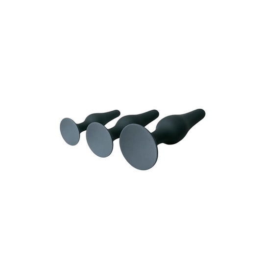 Buttplug Set of 3 Black - UABDSM