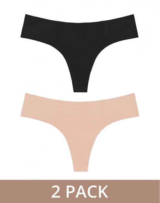 Bye Bra - Invisible Thong 2 Pack Bye Bra - Invisible Thong 2 Pack - UABDSM