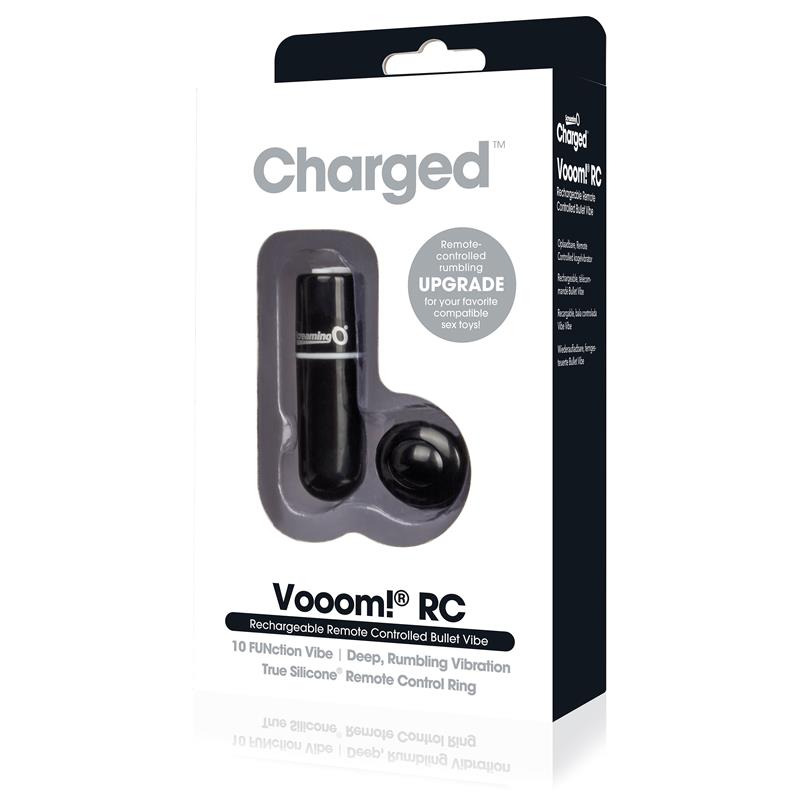 Charged Vooom Remote Control Bullet - Black - UABDSM