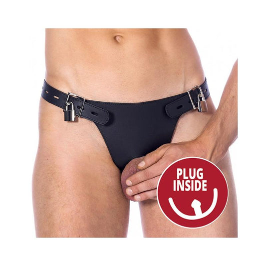 Chastity Belt with Plug Inside Chastity Belt with Plug Inside - UABDSM