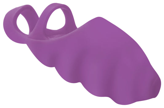 Thrill-Her Silicone Finger Vibrator - Purple - UABDSM