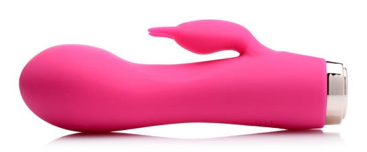 10X Wonder Mini Rabbit Silicone Vibrator - Pink - UABDSM