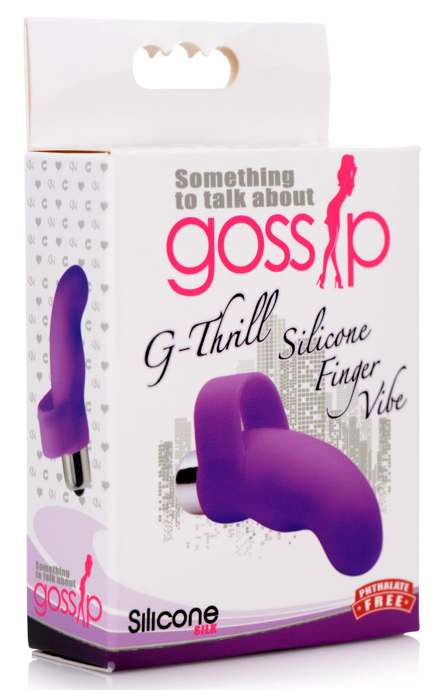 G-Thrill Silicone Finger Vibe - Purple - UABDSM
