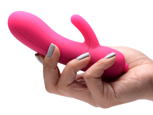 7X Lil Smoothie Mini Silicone Rabbit Vibe - Magenta 7X Lil Smoothie Mini Silicone Rabbit Vibe - Magenta - UABDSM