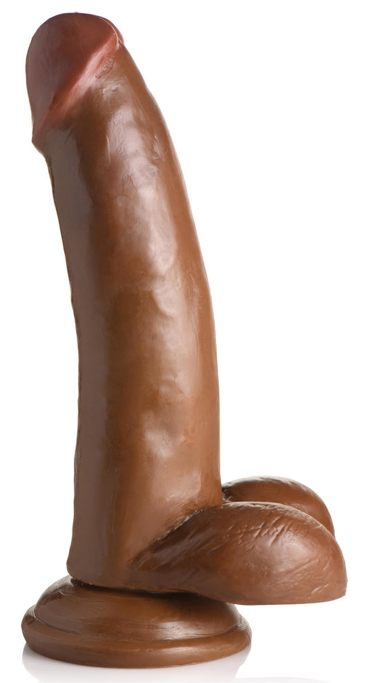 JOCK 8 Inch Dong with Balls Brown JOCK 8 Inch Dong with Balls Brown - UABDSM