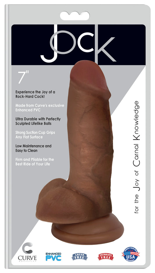 Jock 7 Inch Dildo with Balls - Medium - UABDSM