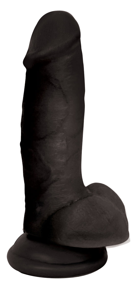Jock 7 Inch Dildo with Balls - Black Jock 7 Inch Dildo with Balls - Black - UABDSM