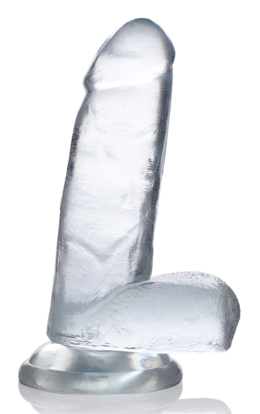 Jock C-Thru Dildo with Balls - 7 Inch Jock C-Thru Dildo with Balls - 7 Inch - UABDSM