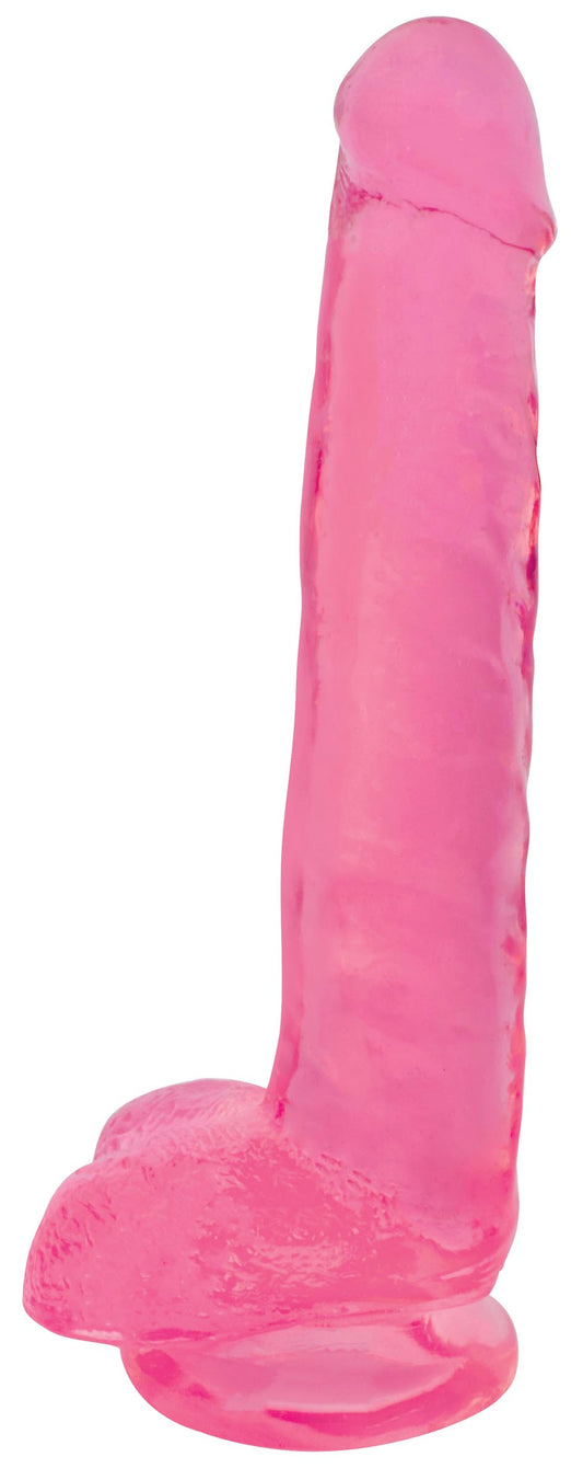 8 Inch Slim Stick with Balls Cherry Ice Dildo 8 Inch Slim Stick with Balls Cherry Ice Dildo - UABDSM