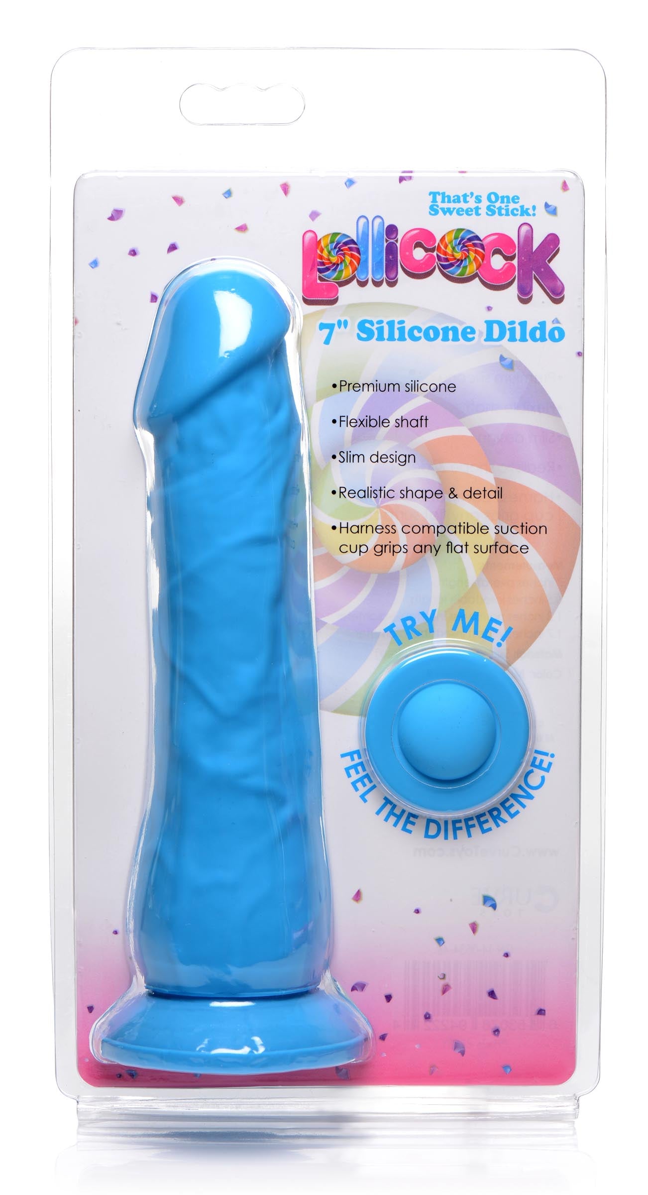 7 Inch Silicone Dildo - Berry - UABDSM
