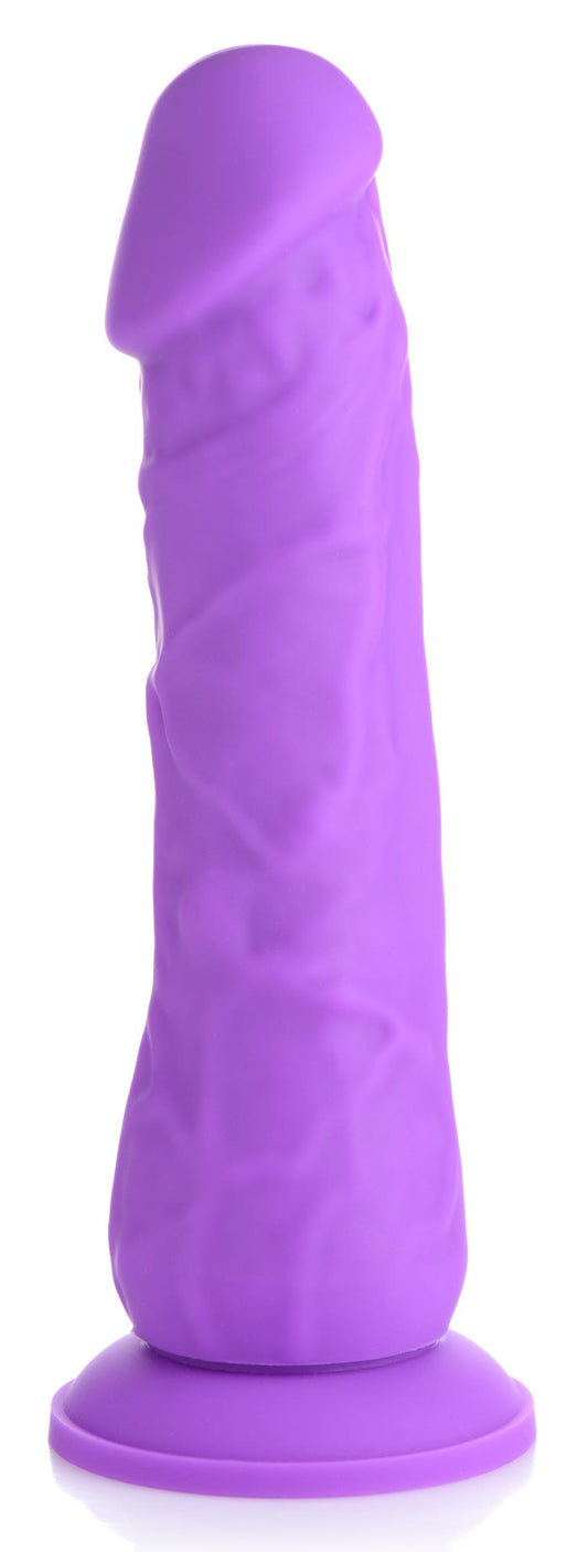 7 Inch Silicone Dildo - Grape - UABDSM