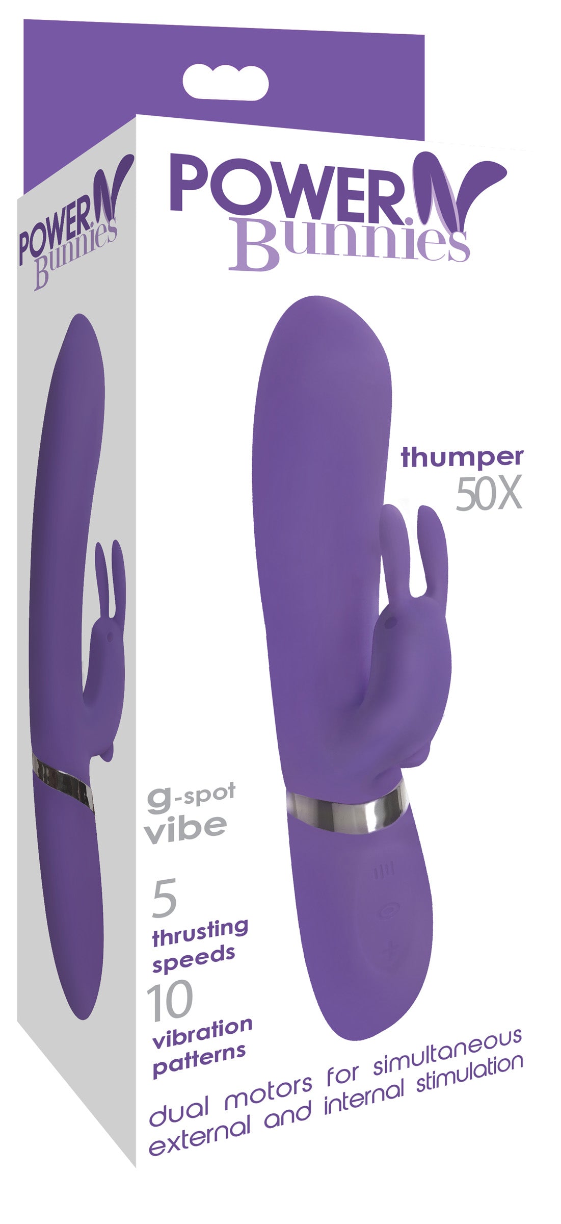 Thumper 50X Silicone Rabbit Vibrator - UABDSM