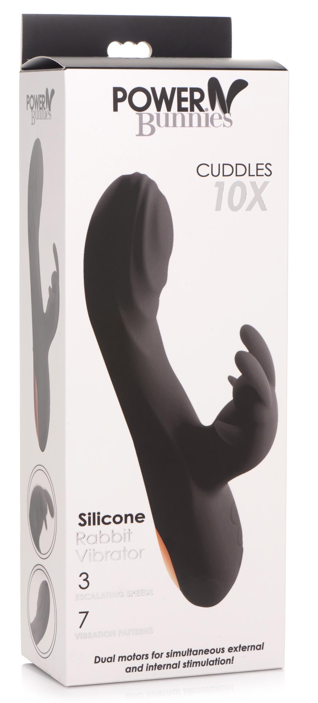 Cuddles 10X Silicone Rabbit Vibrator - UABDSM