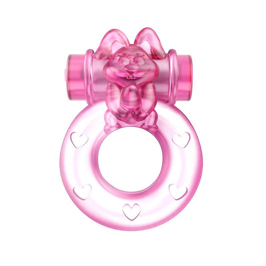 Cock Ring with Vibrating Bullet Rabbit Cock Ring with Vibrating Bullet Rabbit - UABDSM