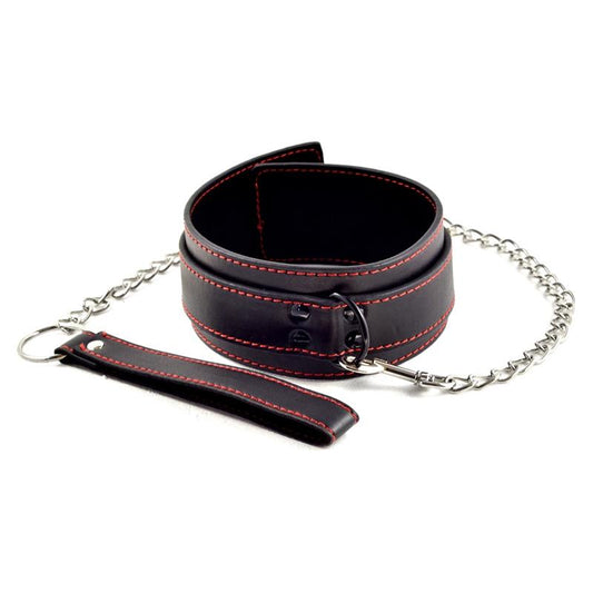 Collar and Leash Bondage Black Collar and Leash Bondage Black - UABDSM