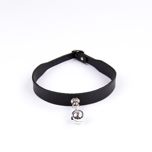 Collar with Bell Adjustable 43 cm Black Collar with Bell Adjustable 43 cm Black - UABDSM