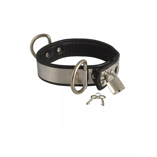 Collar with metal and padlock-Adjustable - UABDSM