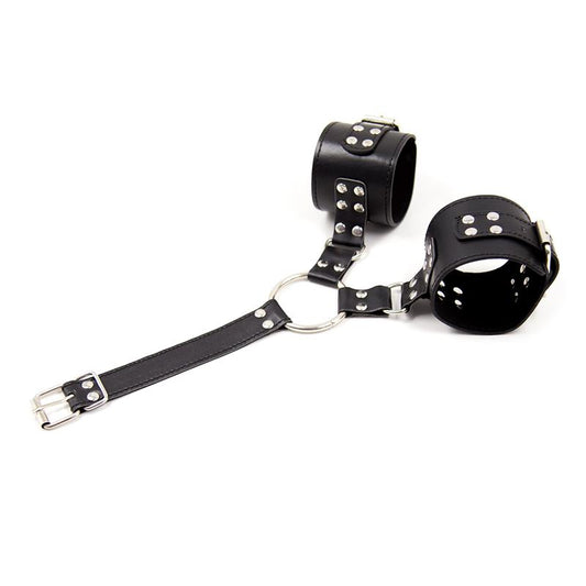 Collar with Restraints Adjustable Black - UABDSM