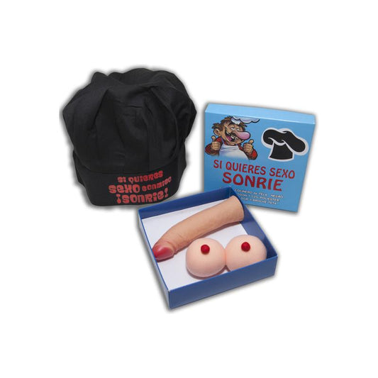 Cook Hat Box Set Tit Brooch and Stimulator Cook Hat Box Set Tit Brooch and Stimulator - UABDSM