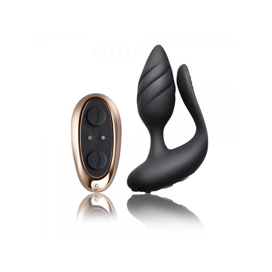 Couple Stimulator Cocktail Remote Control Black Couple Stimulator Cocktail Remote Control Black - UABDSM