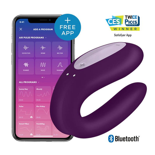 Couple Vibe with APP Double Joy Violet Couple Vibe with APP Double Joy Violet - UABDSM