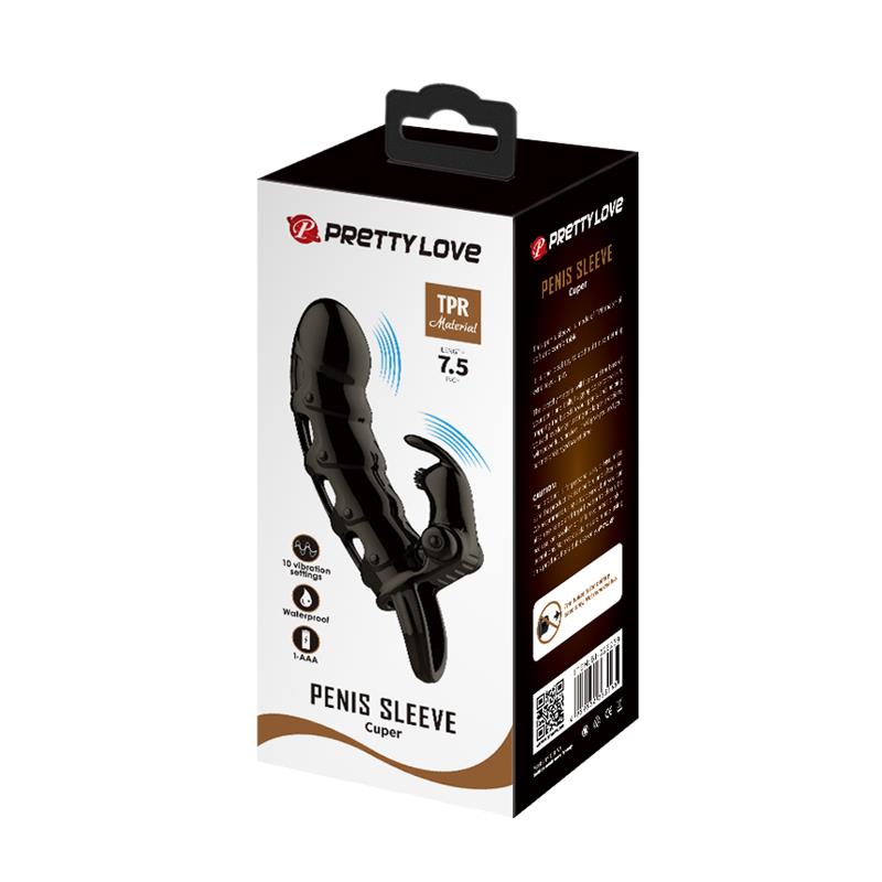 Cuper Penis Sleeve with Vibration - UABDSM