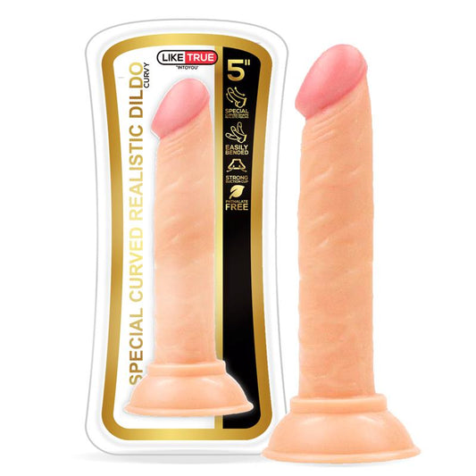 Curvy Super Flexible Realistic Dildo 5 Curvy Super Flexible Realistic Dildo 5 - UABDSM
