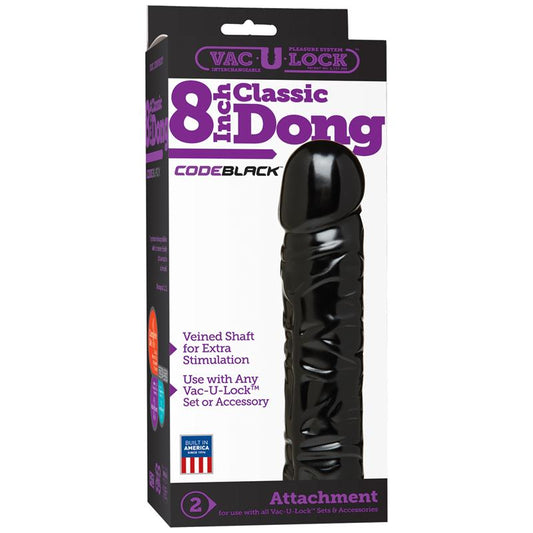 Dildo CodeBlack 8 Black - UABDSM