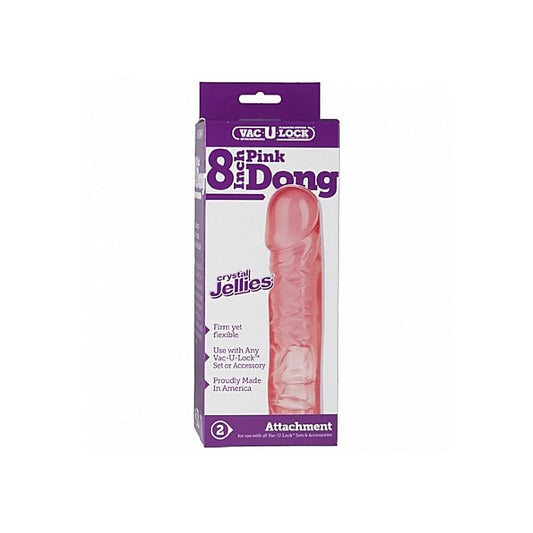 Dildo Crystal Jellie 8 Pink - UABDSM