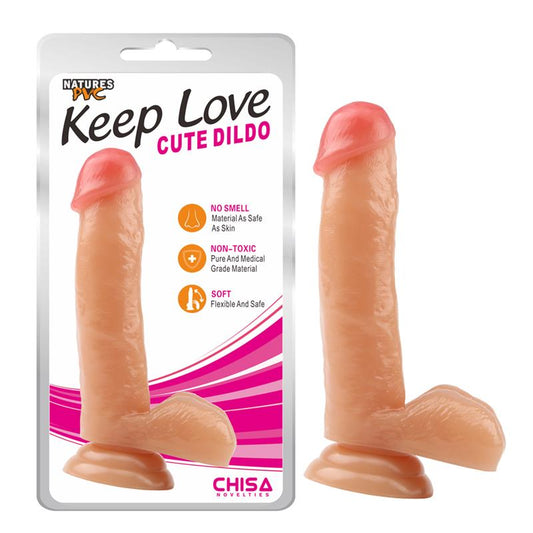 Dildo Cute 17.8 x 4 cm Flesh - UABDSM