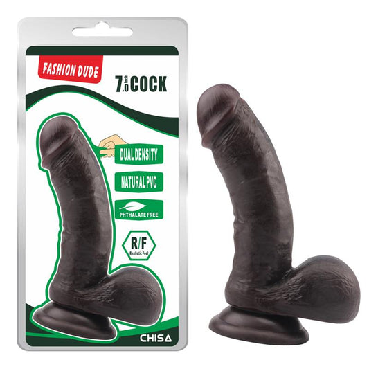 Dildo Dual Density Fashion Dude 17.5 x 4 cm Brown Dildo Dual Density Fashion Dude 17.5 x 4 cm Brown - UABDSM