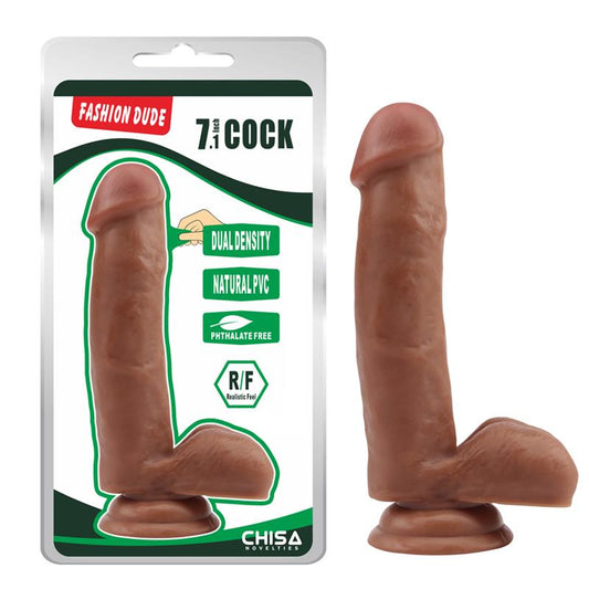 Dildo Dual Density Fashion Dude 17.8 x 4 cm Latin Dildo Dual Density Fashion Dude 17.8 x 4 cm Latin - UABDSM