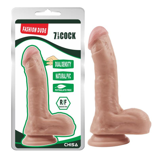 Dildo Dual Density Fashion Dude 20.5 x 4.5 cm Flesh Dildo Dual Density Fashion Dude 20.5 x 4.5 cm Flesh - UABDSM