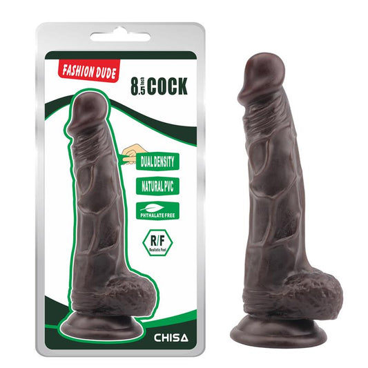 Dildo Dual Density Fashion Dude 21 x 4.1 cm Brown Dildo Dual Density Fashion Dude 21 x 4.1 cm Brown - UABDSM