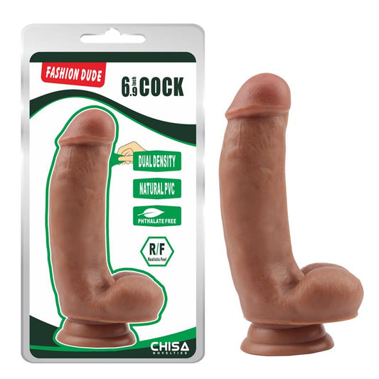 Dildo Dual Density Fashion Dude 6.9 Tan Dildo Dual Density Fashion Dude 6.9 Tan - UABDSM