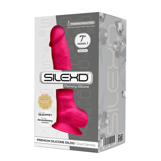 Dildo Dual Density Mod. 1 - 7 Pink Dildo Dual Density Mod. 1 - 7 Pink - UABDSM