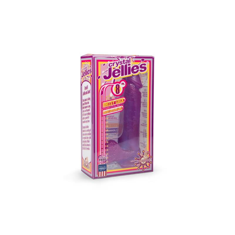 Dildo Jelly 22 cm Purple - UABDSM